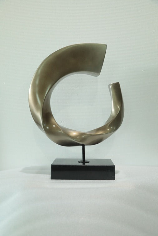 Crescent Moon Resin Sculpture artistic sculpture by Artsmiley