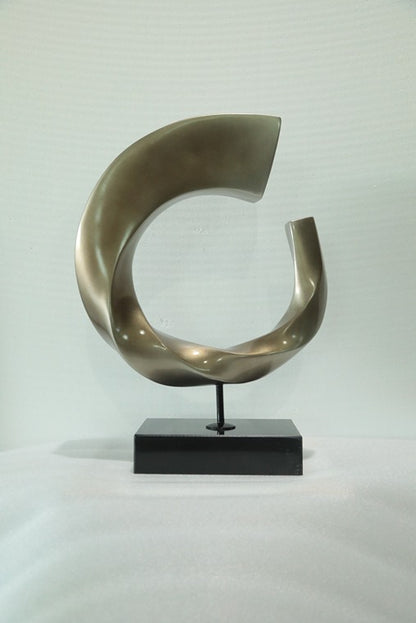 Crescent Moon Resin Sculpture artistic sculpture by Artsmiley