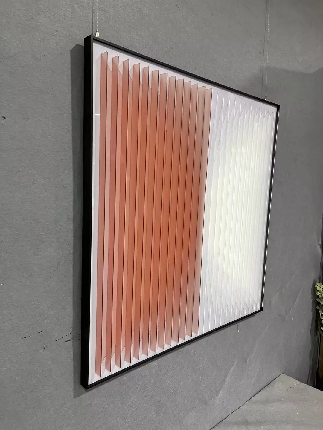 Hazy Acrylic Abstract Wall Art Square Design | Art Smiley Decor UAE