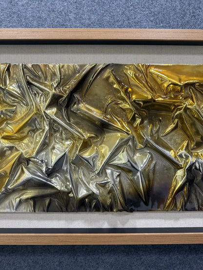 Leather Texture Abstract Wall Decor | Art Smiley Decor UAE