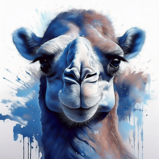 Camel Duo Warm Tones Wall Art