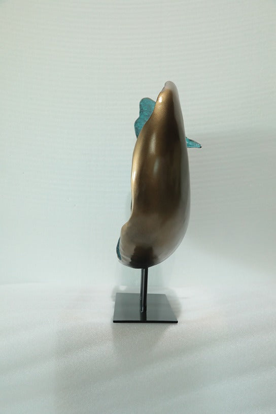 Crescent Metal Sculpture artistic sculpture by Artsmiley