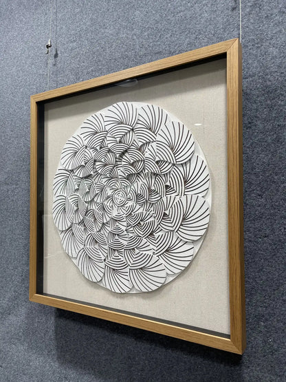 Fluid Acrylic Abstract Wall Art Square Design | Art Smiley Decor UAE