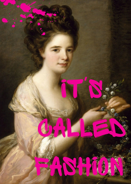 Its Called Fashion Typography Typographic 1