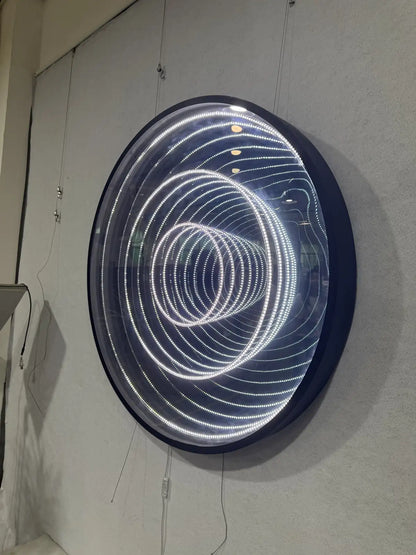 Raw Acrylic Abstract Wall Art Round Design | Art Smiley Decor UAE