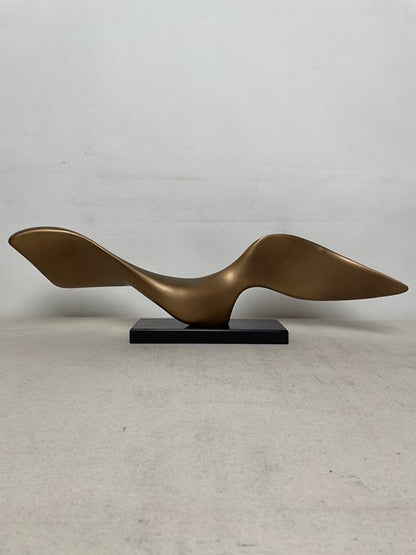 Horizon Wave Resin Sculpture artistic sculpture by Artsmiley
