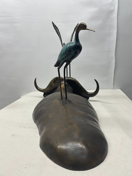 Birds Branch Bronze Sculpture artistic sculpture by Artsmiley