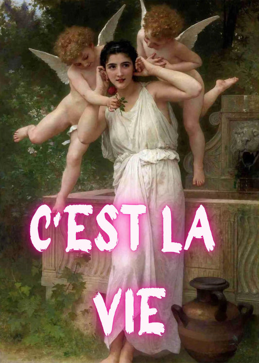 C Est La Vie Typography