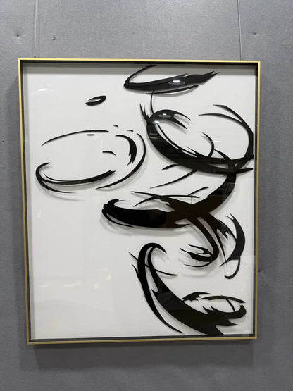 Urban Modern Decorative Wall Art Vertical Design | Art Smiley Decor UAE