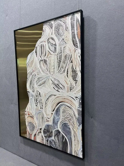 Precision Modern Decorative Wall Art Vertical Design | Art Smiley Decor UAE