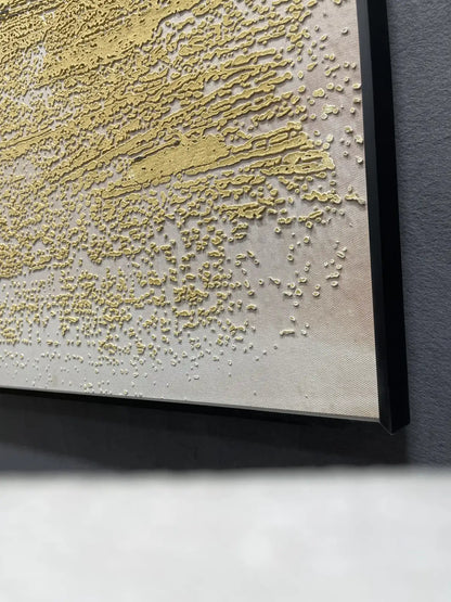 Expressive Hand Painted Abstract Wall Art Vertical Design | Art Smiley Decor UAE