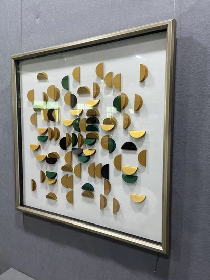 Luxury Geometric 3D Wall Art Panel Square Design | Art Smiley Decor UAE