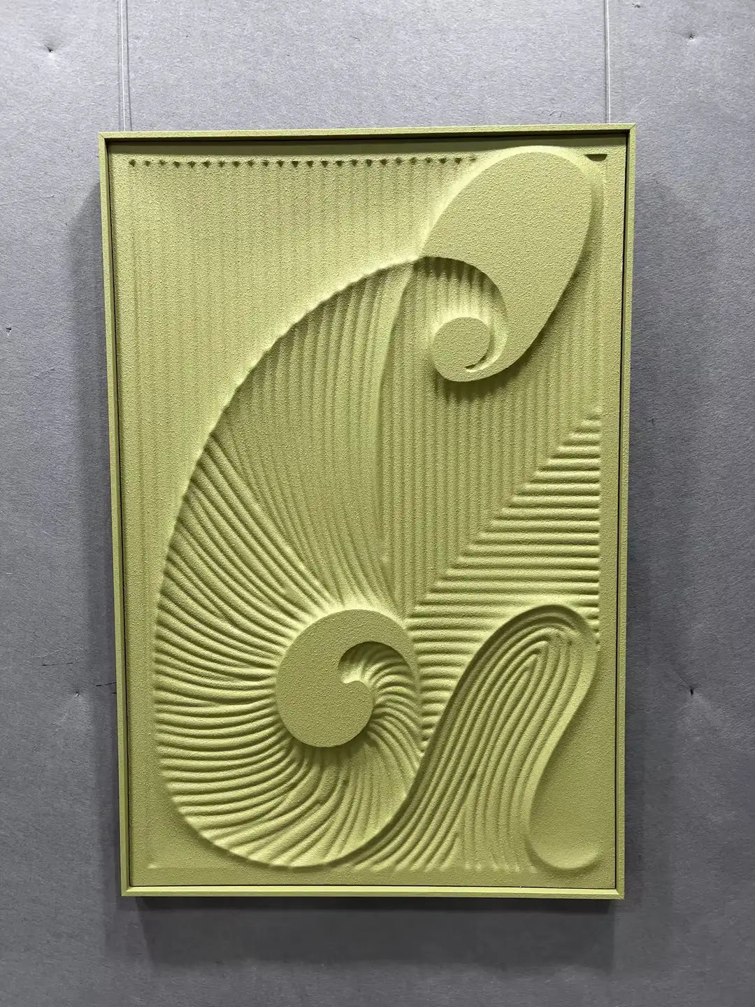 Dark Wood Carving Hand Painted Wall Art Vertical Design | Art Smiley Decor UAE
