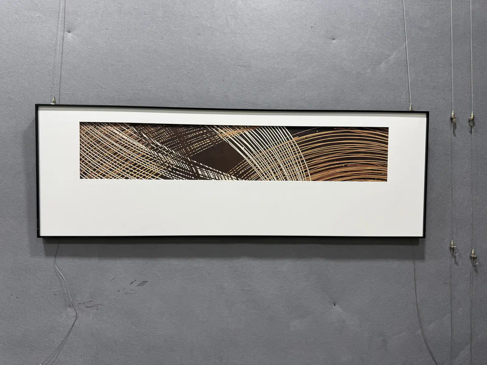 Brushstroke Hand Painted Abstract Wall Art Landscape Design | Art Smiley Decor UAE