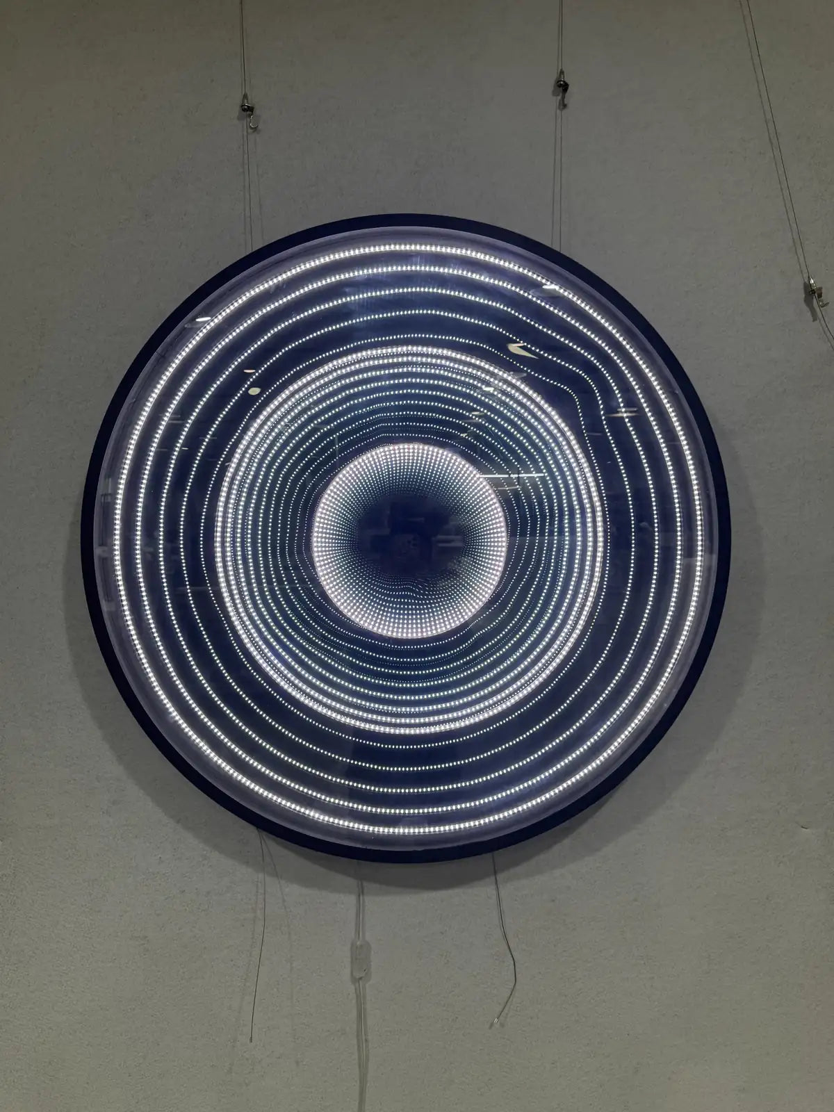 Raw Acrylic Abstract Wall Art Round Design | Art Smiley Decor UAE