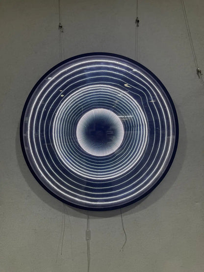 Raw Acrylic Abstract Wall Art Round Design | Art Smiley Decor UAE