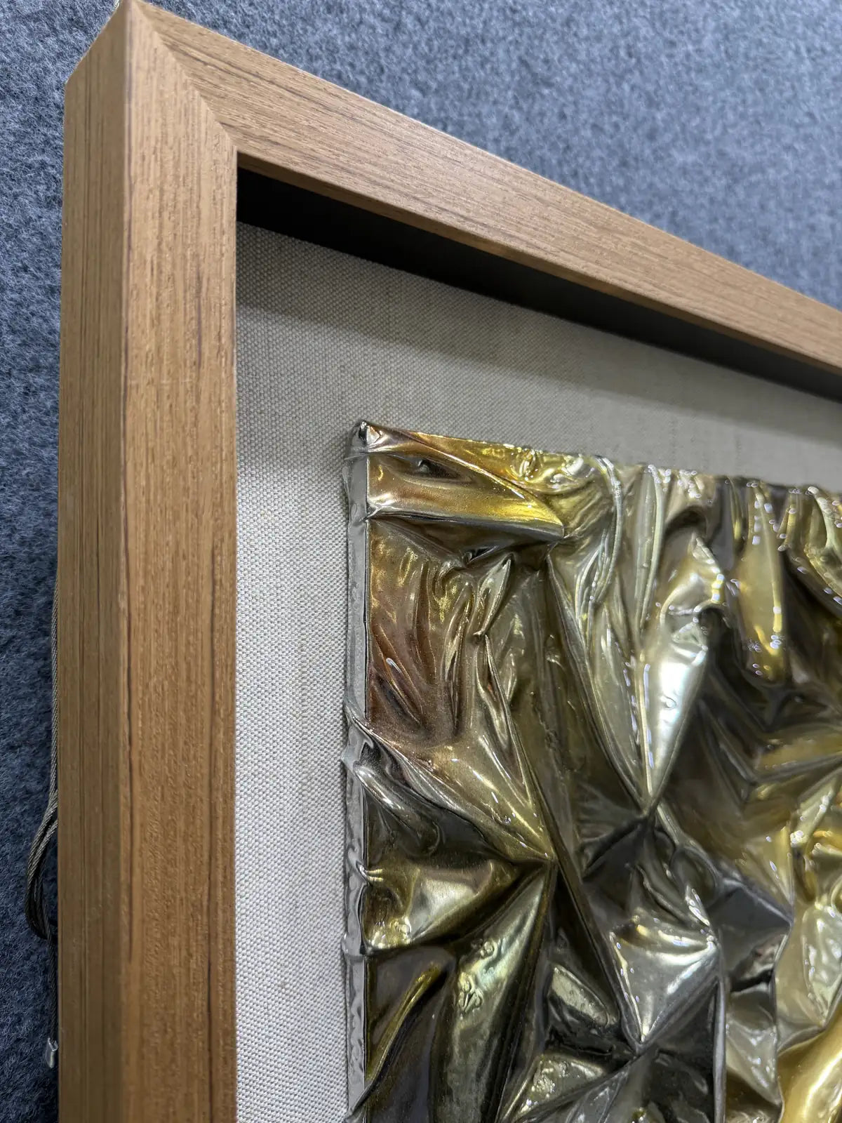 Leather Texture Abstract Wall Decor | Art Smiley Decor UAE