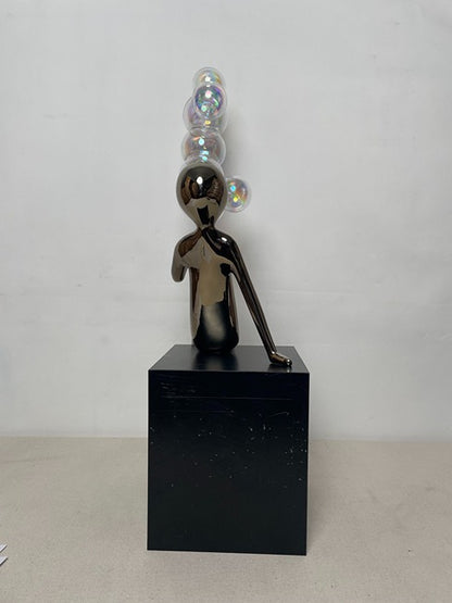 Crystal Stack Resin Sculpture artistic sculpture by Artsmiley