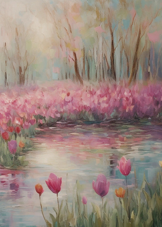 أزهار المرج الوردية