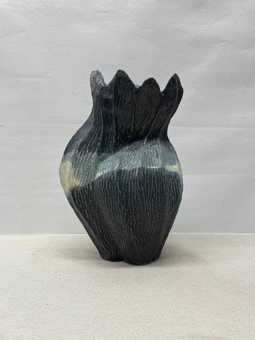 Dark Petal Ceramic Vase