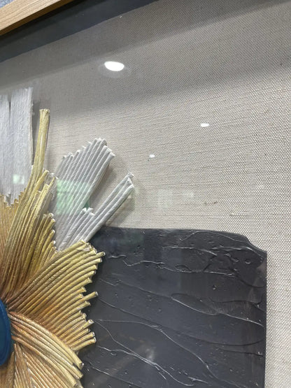 Etched Paper Art Contemporary Wall Decor Square Design | Art Smiley Decor UAE