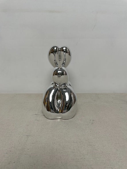 Balloon Dog Silver Resin Sculpture artistic sculpture by Artsmiley