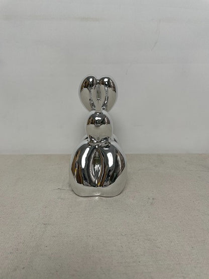 Balloon Dog Silver Resin Sculpture artistic sculpture by Artsmiley
