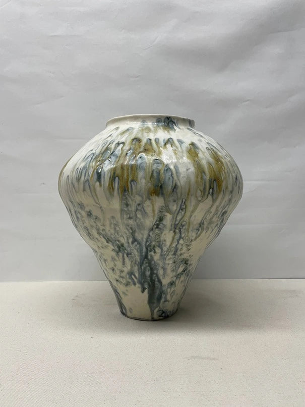 Marble Wash Ceramic Vase