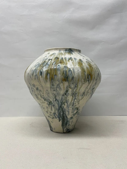Marble Wash Ceramic Vase
