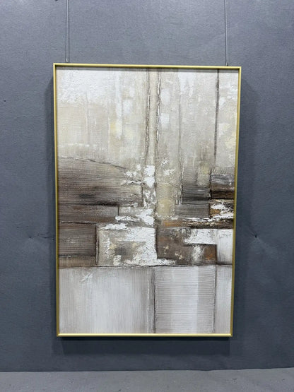 Matte Modern Decorative Wall Art Vertical Design | Art Smiley Decor UAE