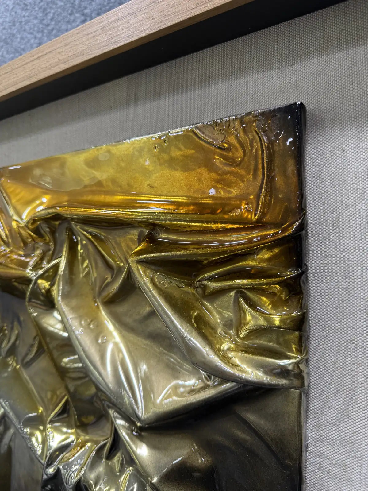 Leather Texture Abstract Wall Decor | Art Smiley Decor UAE