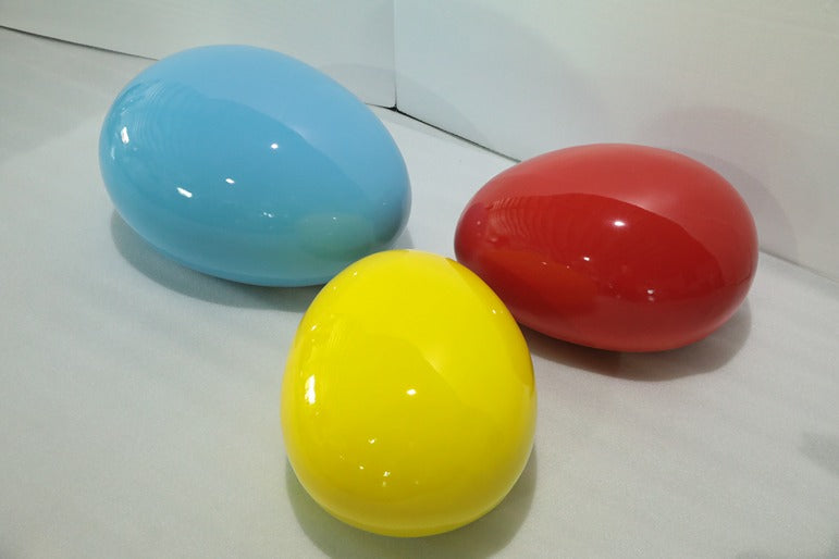 Egg Seat Fiberglass Sculpture artistic sculpture by Artsmiley