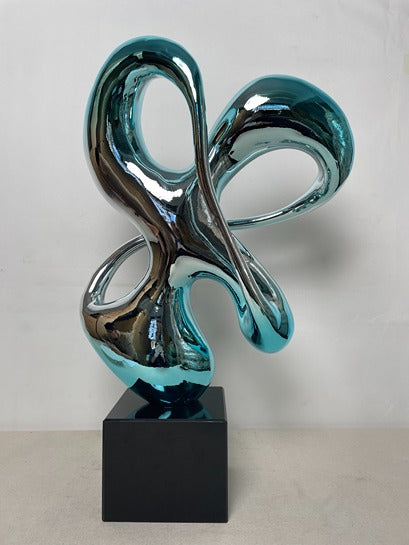 Clover Loop Resin Sculpture artistic sculpture by Artsmiley