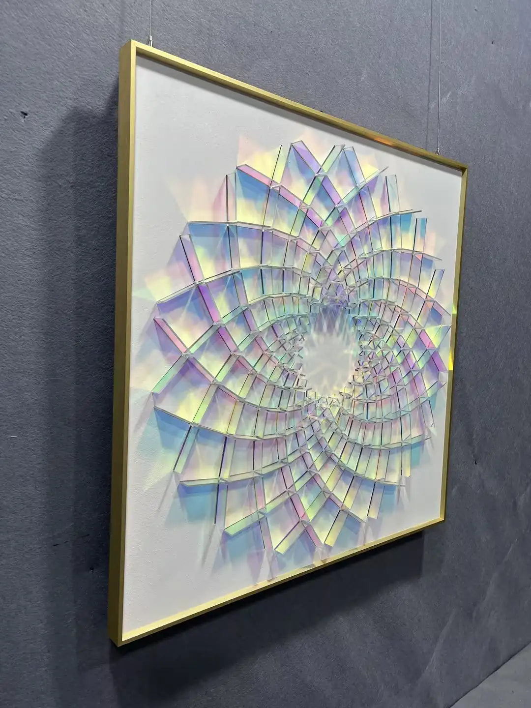 Earthy Acrylic Abstract Wall Art Square Design | Art Smiley Decor UAE