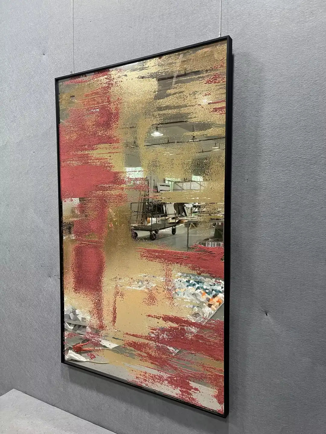 Refined Modern Decorative Wall Art Vertical Design | Art Smiley Decor UAE
