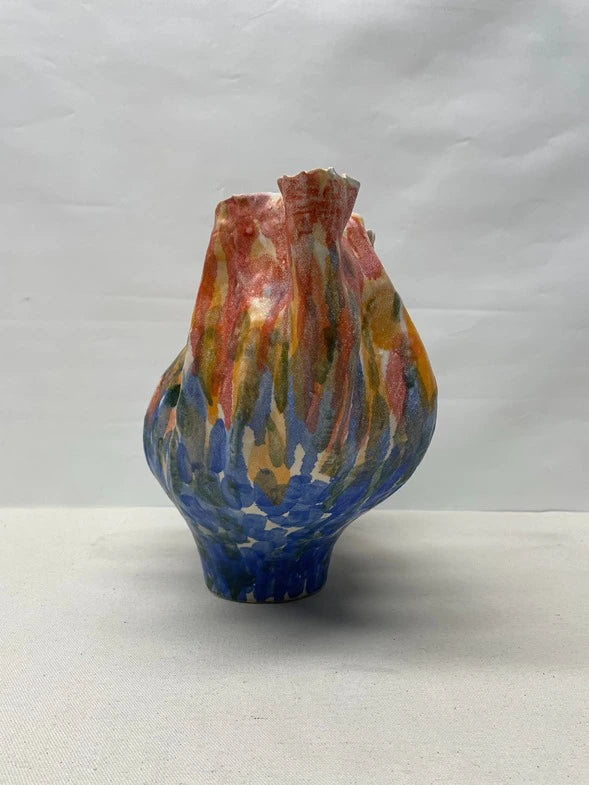 Scalloped Shell Ceramic Bowl