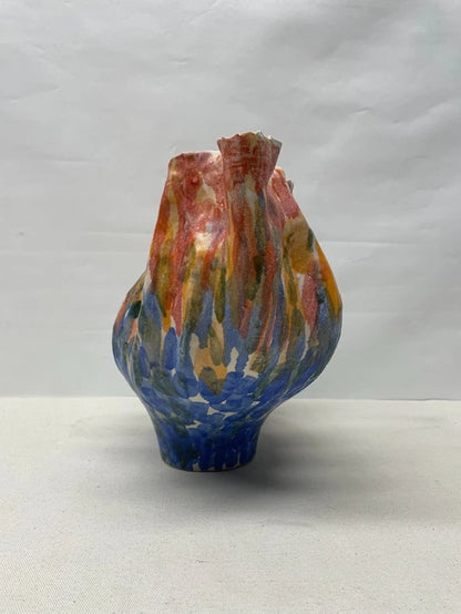 Scalloped Shell Ceramic Bowl