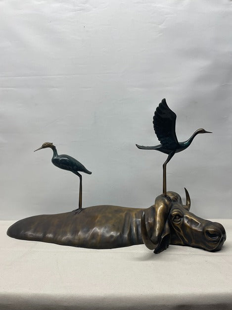 Birds Branch Bronze Sculpture artistic sculpture by Artsmiley