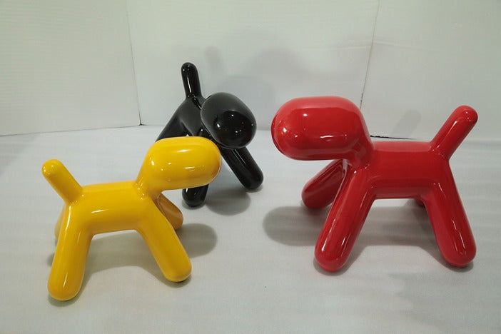 Puppy Seat Fiberglass Sculpture artistic sculpture by Artsmiley