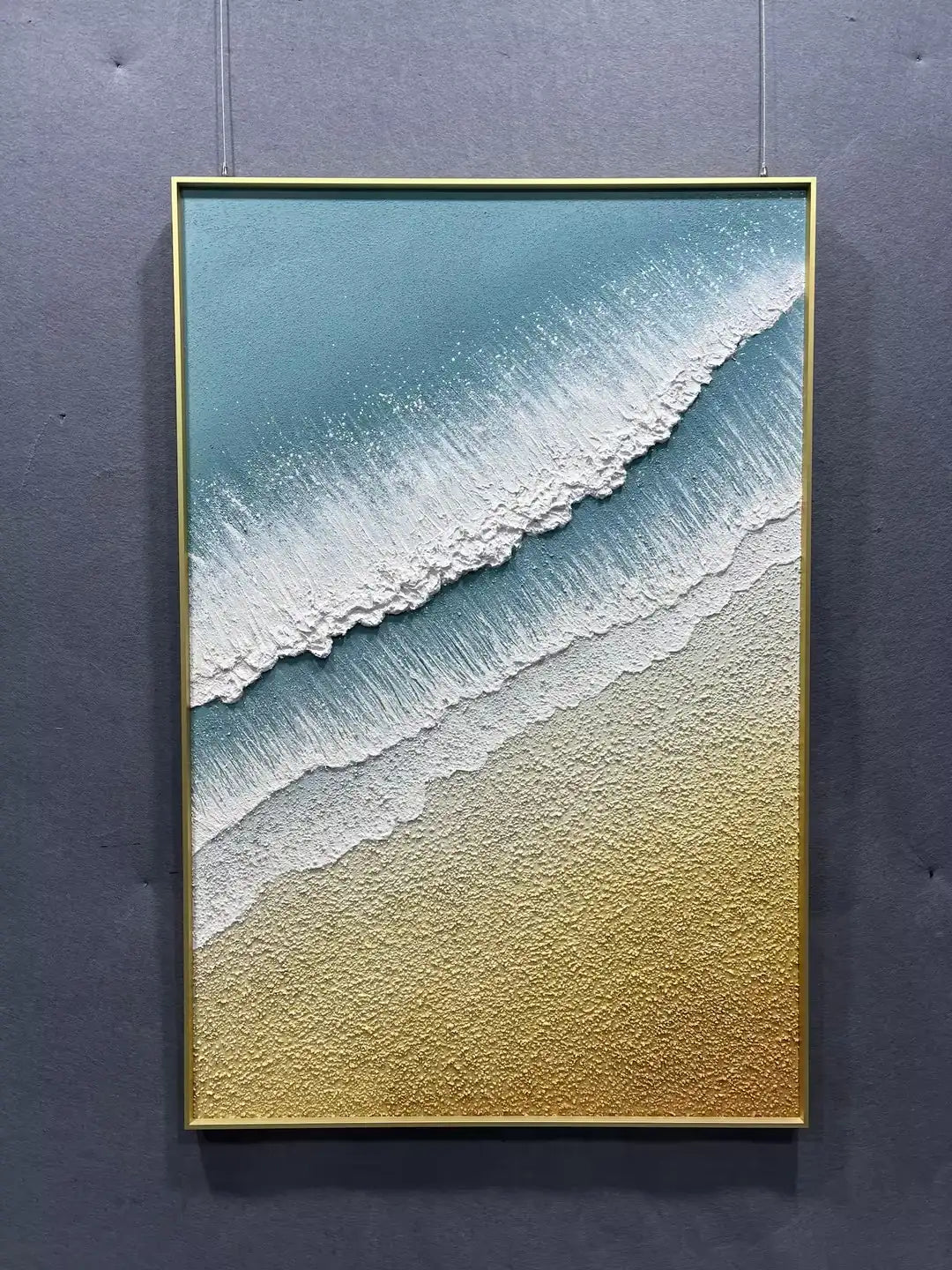 Metro Modern Decorative Wall Art Vertical Design | Art Smiley Decor UAE