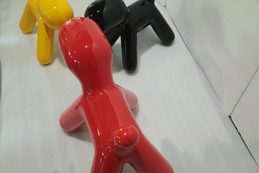 Puppy Seat Fiberglass Sculpture artistic sculpture by Artsmiley