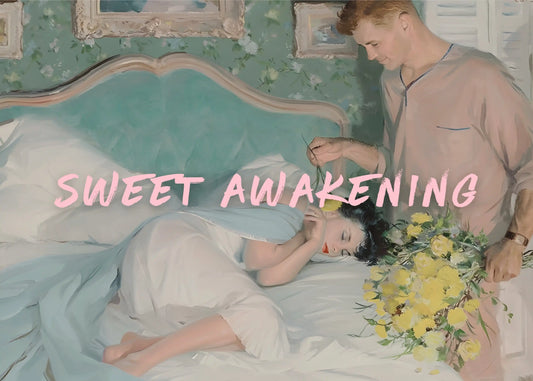 Sweet Awakening Typography Quote 1