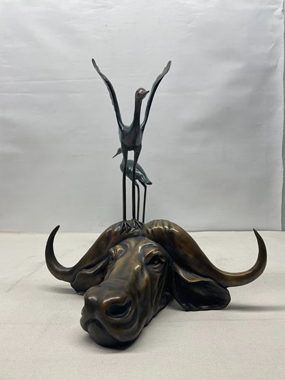 Birds Branch Bronze Sculpture artistic sculpture by Artsmiley