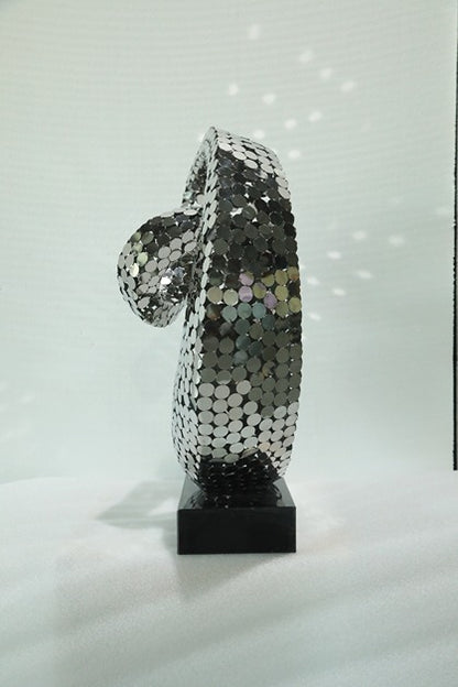 Spiral Ring Metal Sculpture artistic sculpture by Artsmiley