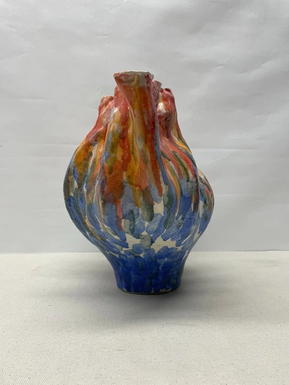 Scalloped Shell Ceramic Bowl
