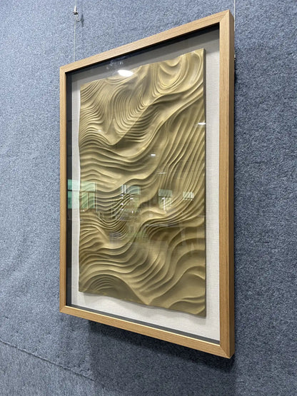Opaque Acrylic Abstract Wall Art Vertical Design | Art Smiley Decor UAE
