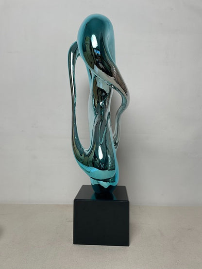 Clover Loop Resin Sculpture artistic sculpture by Artsmiley