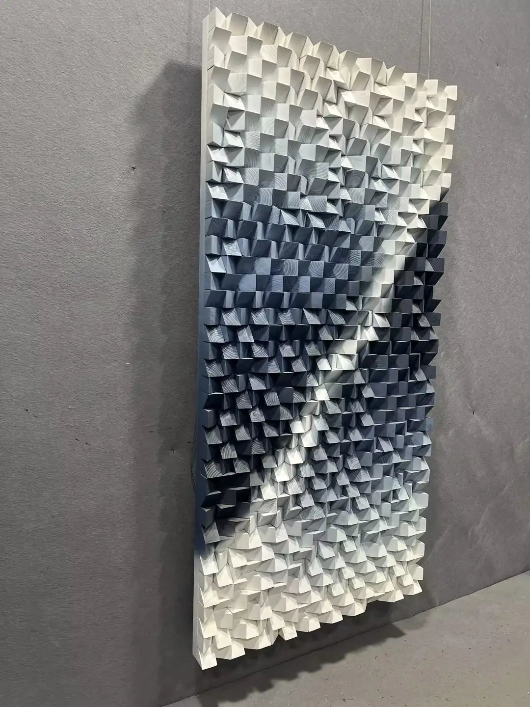 Vivid Hand Painted Abstract Wall Art Vertical Design | Art Smiley Decor UAE