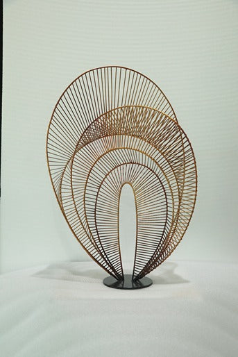 Wire Shell Metal Sculpture artistic sculpture by Artsmiley