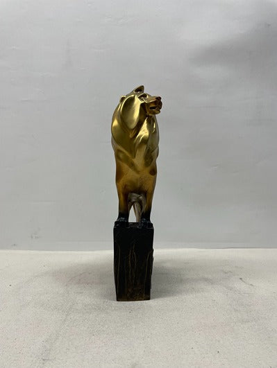 Lion Bronze Sculpture artistic sculpture by Artsmiley